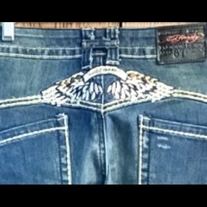 🔥3/20🔥 Ed Hardy Skinny Leg Jeans Sz 13/14